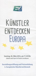 Kuenstler entdecken Europa Titel