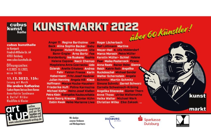 Angelika Stienecke-Kunstmarkt 22 in der cubus Kunsthalle Duisburg