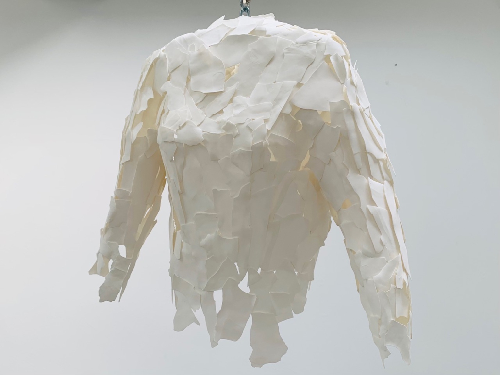 ‚Armor of an artist‘ Porzellan 70 x 30 x 60 cm, 2025