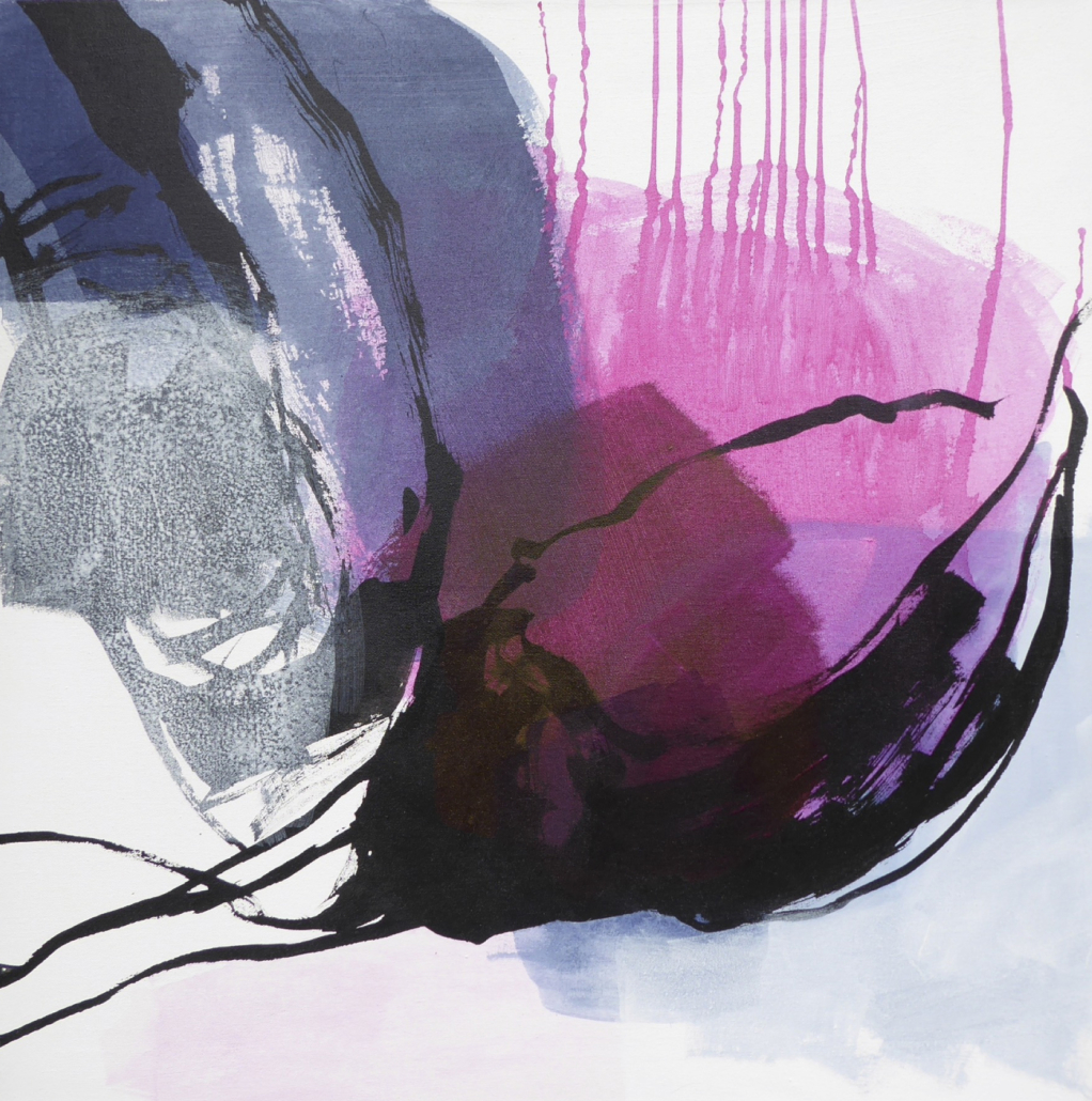 Gabriele Sowa-O.T.-1-60 x 60 cm-Mischtechnik auf Leinwand
