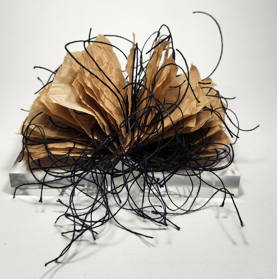 Ulrike Wamprecht-Papier, div. Garne, Acrylplatten 2026